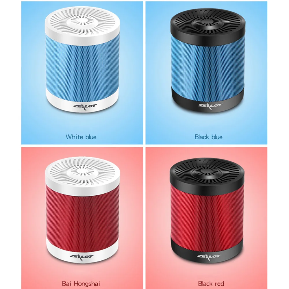 Bluetooth-Колонка S5 с микрофоном Портативная колонка беспроводной сабвуфер стерео USB