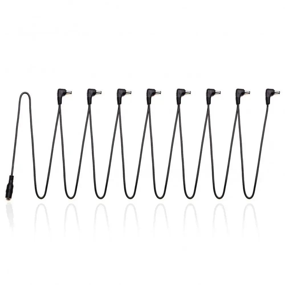 Черный инструмент кабель для гитары педаль питания бас ветвейная линия гитарная