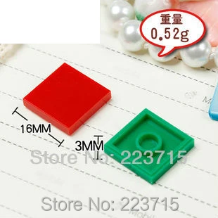 Бесплатная доставка! 3068b 100 шт * плоская плитка 2x2 DIY просветленные блоки кирпичи