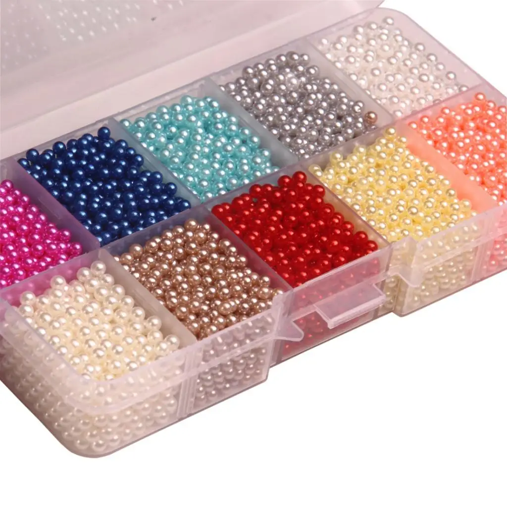 3mm 4mm 5mm 6mm Colored Faux Pearls No Hole ABS Plastic Loose Beads DIY Jewelry Making Craft | Украшения и аксессуары