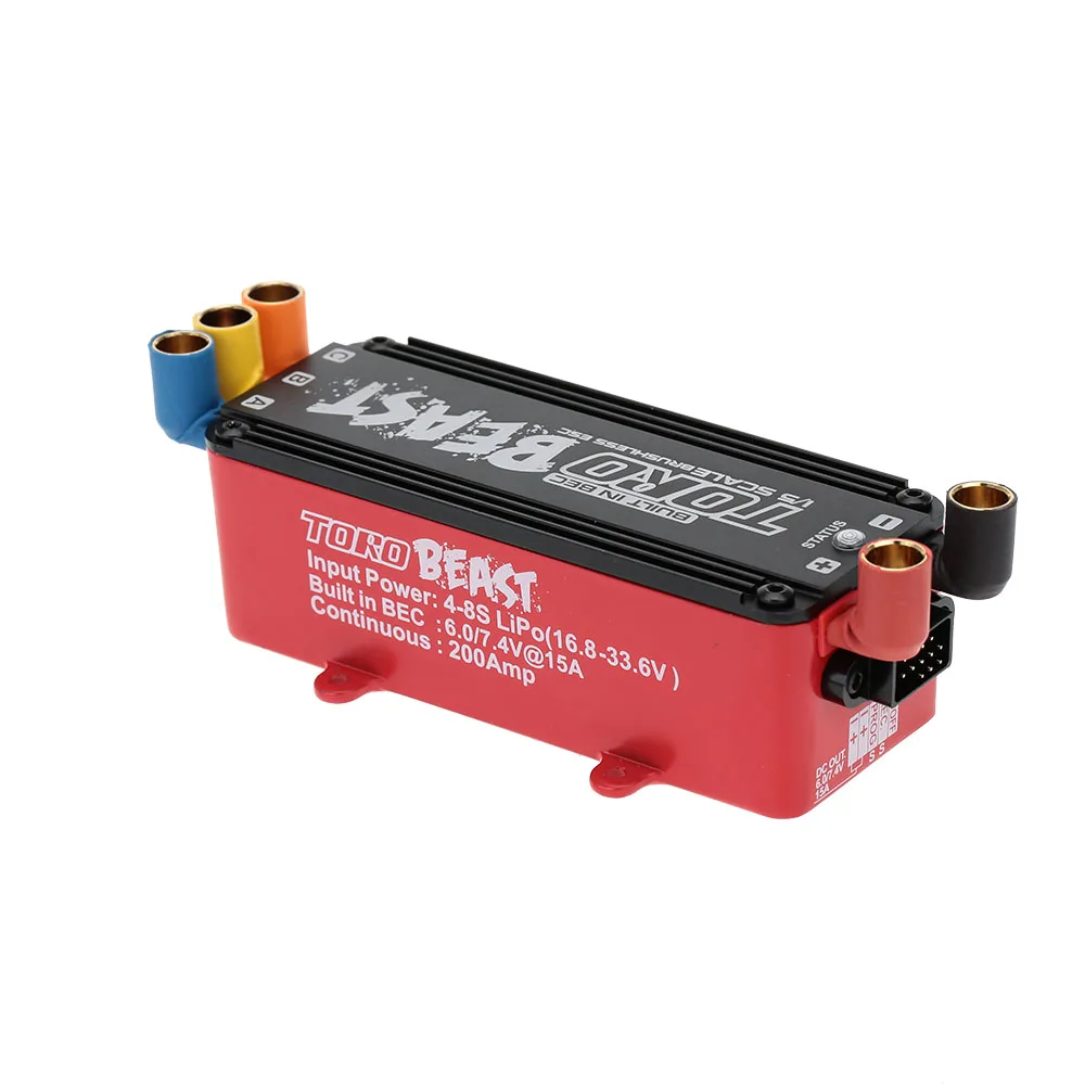 SKYRC Toro Beast top 200A 1/5 автомобиль встроенный BEC бесщеточный ESC, 1/5 EX 200A ESC