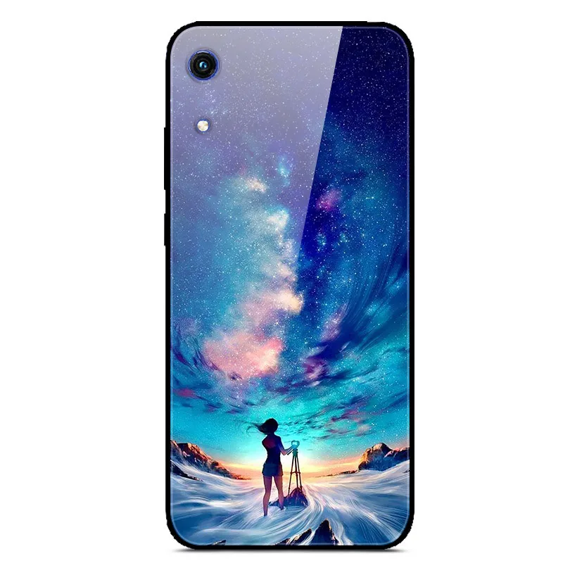 38 K JAT-LX1 для huawei Honor 8A 6,09 дюймов, стеклянный зеркальный жесткий чехол для телефона huawei Honor 8A, чехол для Honor8A 8 A A8, закаленное - Цвет: 38