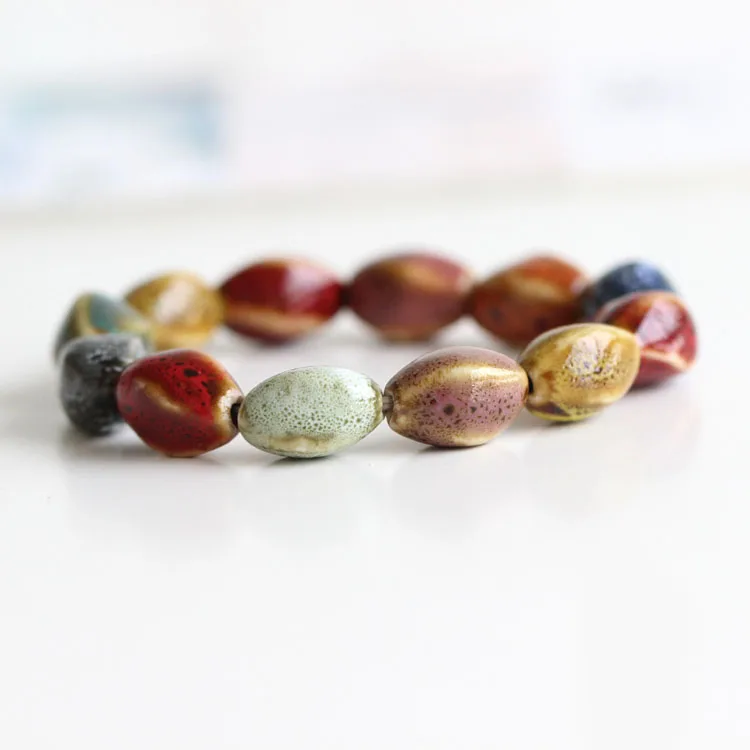 Fashion 2016 Bracelets For Women Ethnic Style Lady Women's Handmade Porcelain Beads Rope Free Shipping #5264 | Украшения и