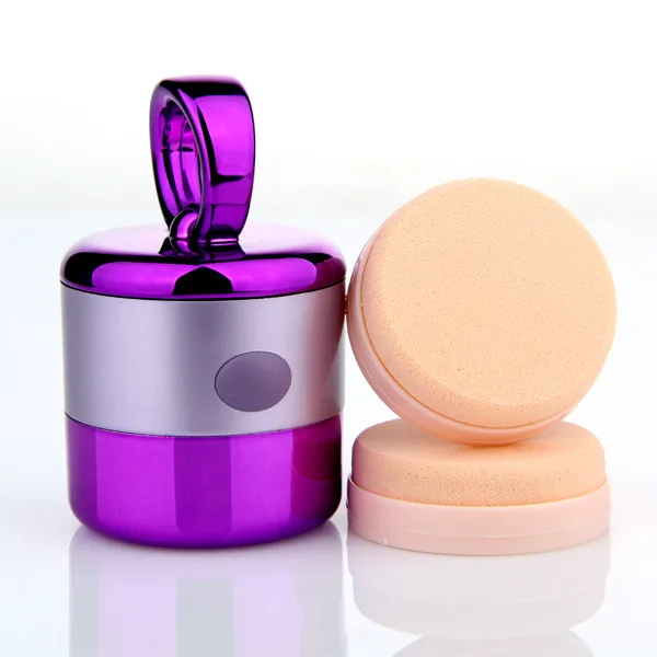 Puff Face Vibration Massage makeup beauty tools 3D dynamic puff electric vibration powder with handle | Красота и здоровье