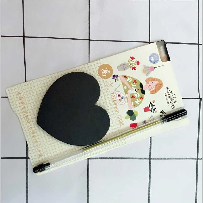 1 шт. креативные студенческие канцелярские принадлежности черная бумага N times Notes