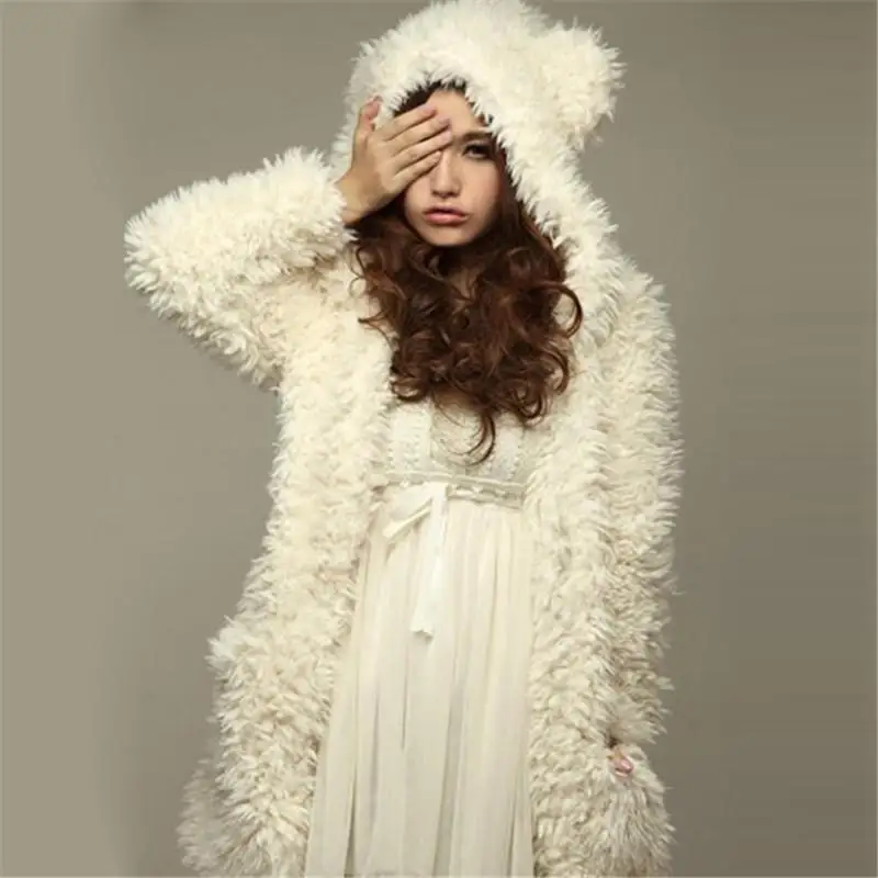 2017 Новый Женщины Толстый Руно Куртки Пальто Мода Зима Теплая Верхняя Одежда