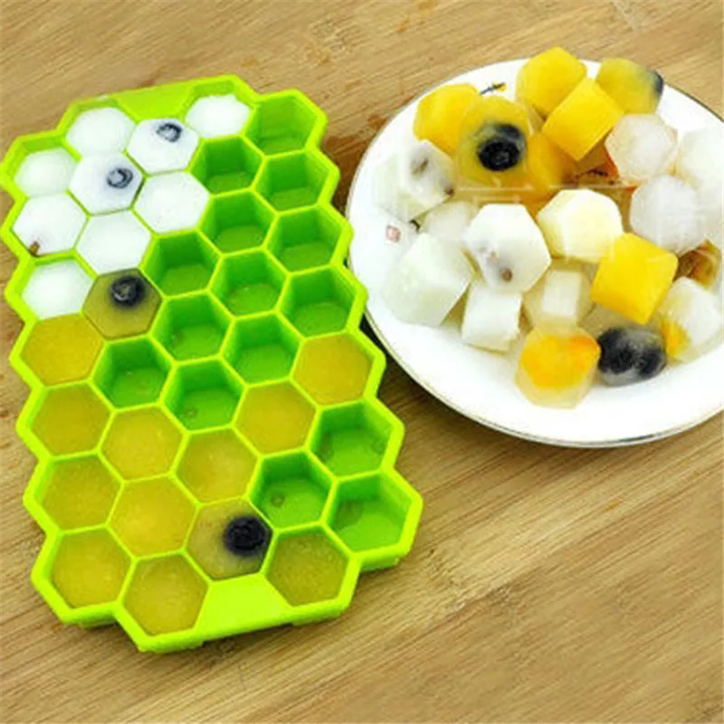 37 кубиков льда форма Honeycombice Cream Pops для мороженого йогурт коробка холодильник