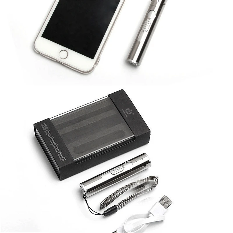 Светодиодный мини фонарик с аккумулятором Популярный Уличный зарядкой от USB