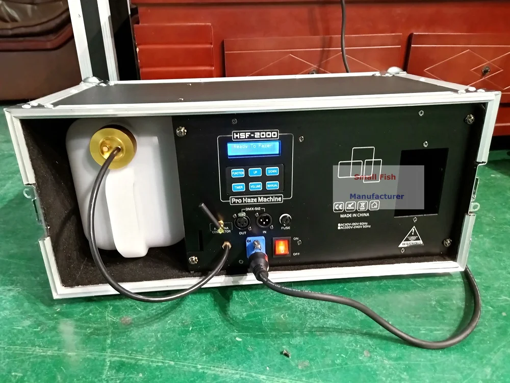2000 Вт туман, дымка машина 5л Емкость масла DMX 512 дымовая машина Профессиональное сценическое освещение оборудование сценическая машина Dj свадьба