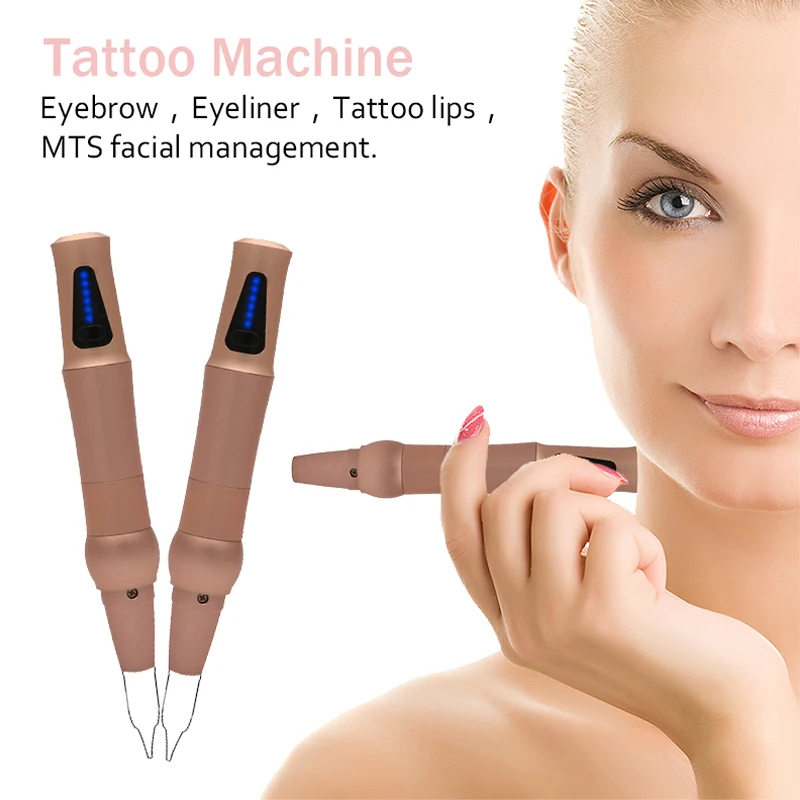 Professional Makeup eyebrow lip pen Permanent machine Equipment 3D microblade Tatto Gun Set goochie tattoo | Красота и здоровье