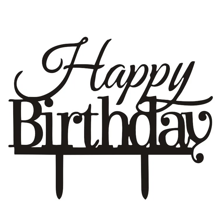 1 шт. акриловые топперы для торта на день рождения|topper cake|topper happy birthdaytoppers birthday cakes |