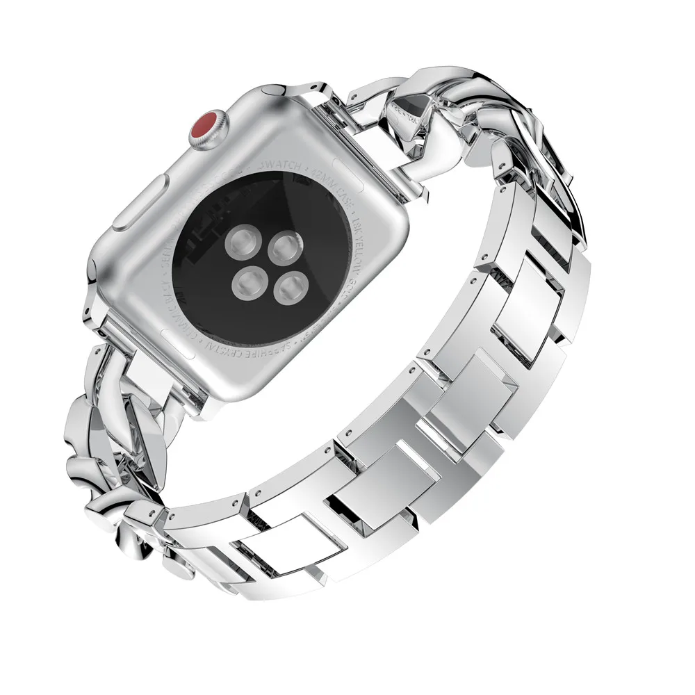 Ремешок металлический женский для Apple Watch Band Series 6 SE 5 4 3 40/44/42/38 мм|Ремешки часов| |