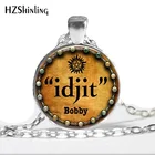 Женская Новинка, супернатуральная подвеска в форме Бобби, сверхнатуральные ювелирные изделия в форме купола, винтажное ожерелье HZ1