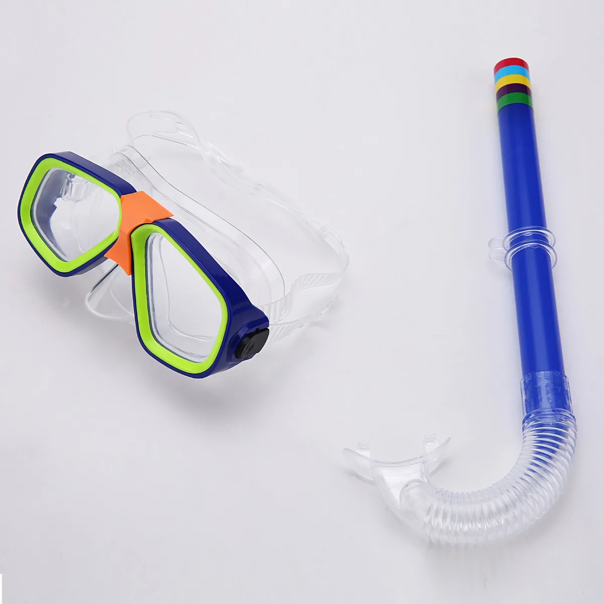 High Quality PVC Non-toxic Texture Of Material Snorkeling Children Diving Goggles Respiration Tube Suit New mask | Спорт и