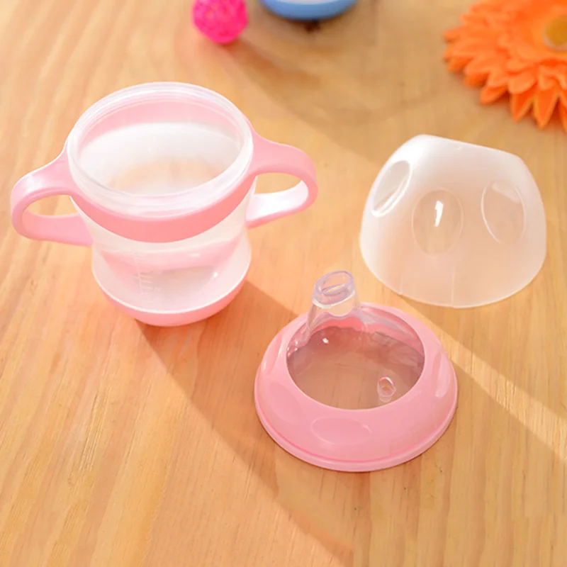 Baby Learn Drinking Bottle Silicone 160ml Infant Water Milk Juice Min Cup Children Sippy Training Cups With Two Handles T2514 | Мать и