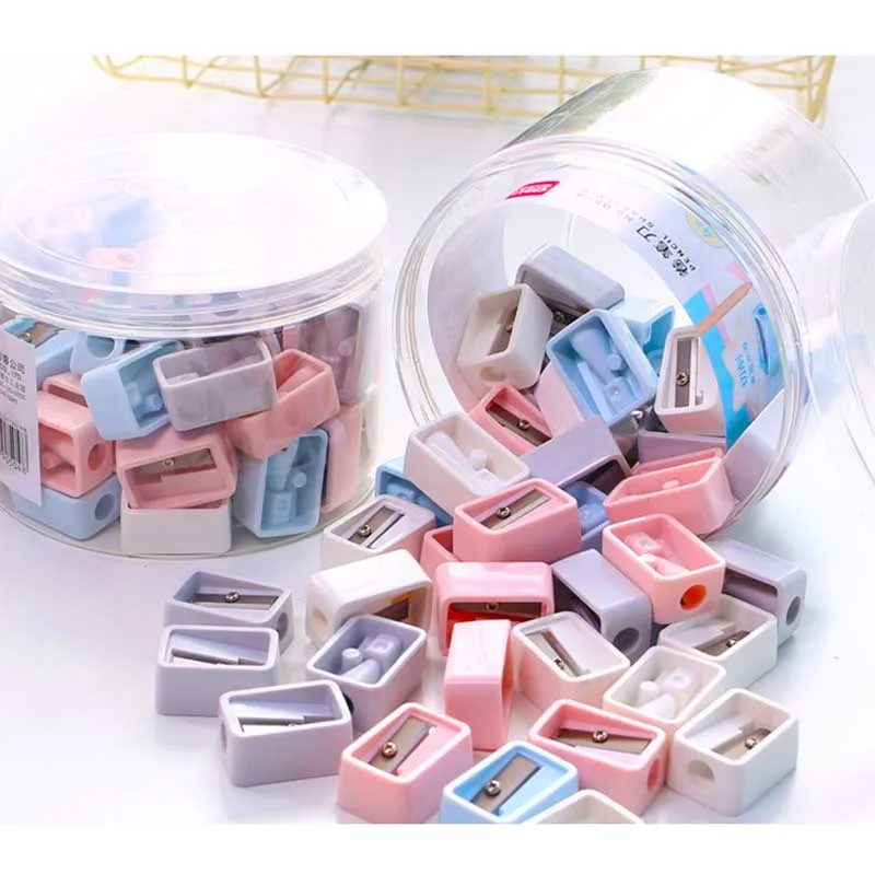 3 шт./упак. небольшой цветной карандаш точилка маленькая легко носить с собой для