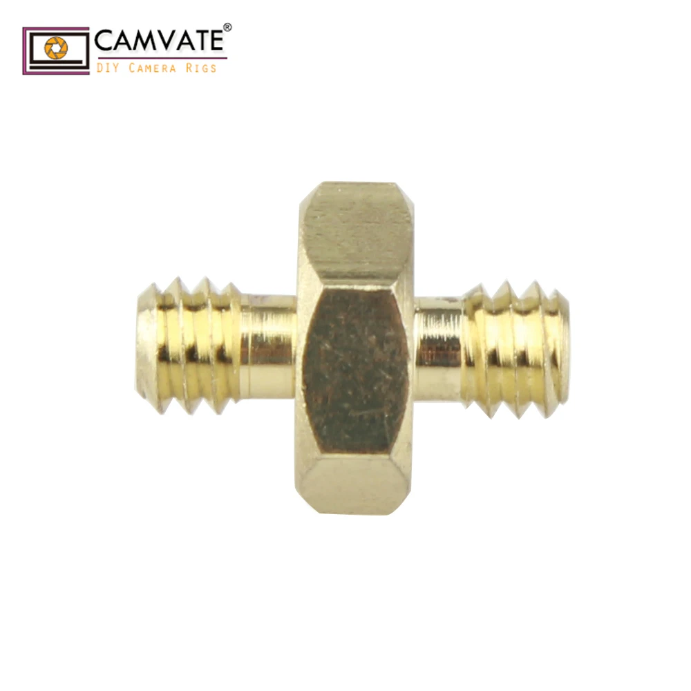 CAMVATE Резьбовой Адаптер 1/4 &quotдо 1/4&quot двойной винт адаптера переменного тока с