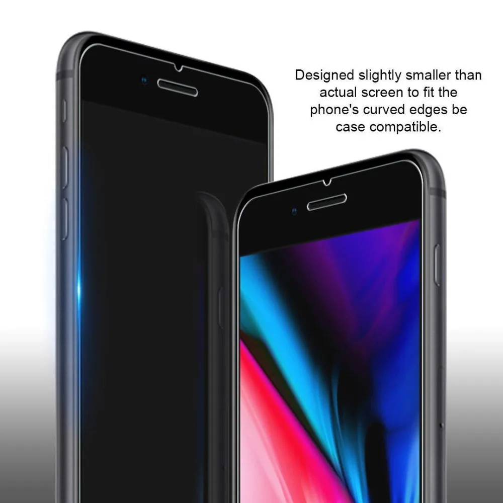 2.5D 9H защита из закаленного стекла для iPhone 5 5S 5C SE 7 6 6S 8 PLUS X XS Max XR экранный
