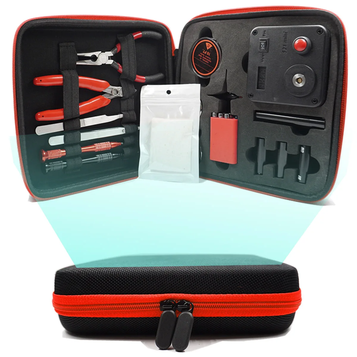 Обновленная катушка Master V3 DIY Kit All-in-One CoilMaster + электронная сигарета RDAtomizer сумка для