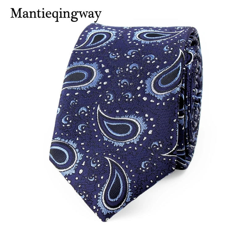 Mantieqingway 6 см жаккардовые галстуки мужские рисунок кешью галстук модные