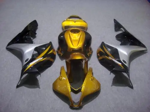 Набор обтекателей мотоцикла для CBR600RR F5 07 08 CBR 600RR 2007 2008 CBR600 золотого и серебряного