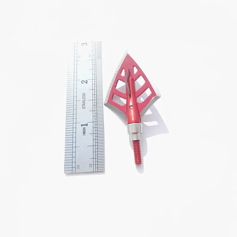 6 шт. лезвие для стрельбы из лука Broadhead 125гр наконечники стрелы стрела нержавеющей