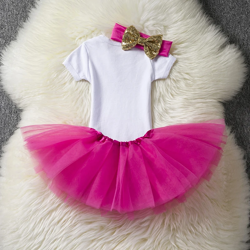 My Little Girl/комплекты для первого дня рождения одежда для малышей 1 год наряд для первого дня рождения Крестильные костюмы для малышей 12 месяцев