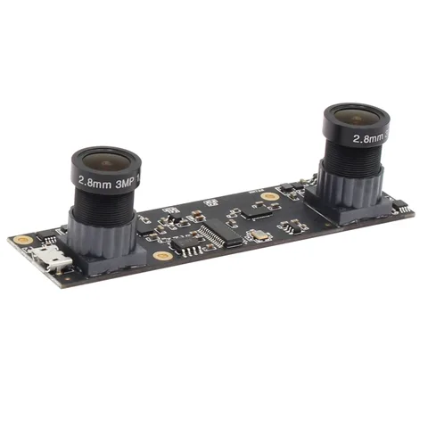 2,8 мм широкоугольный двойной объектив USB модуль камеры Aptina AR0330 1920x1080 mjpeg 30fps камера usb для 3d видеокамеры - изображение