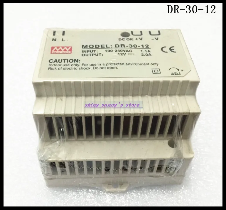 1Pcs DR-30-12 30W 12V 2A Ac Dc Converter Din Rail Single Output Switching Power Supply Brand New | Обустройство дома
