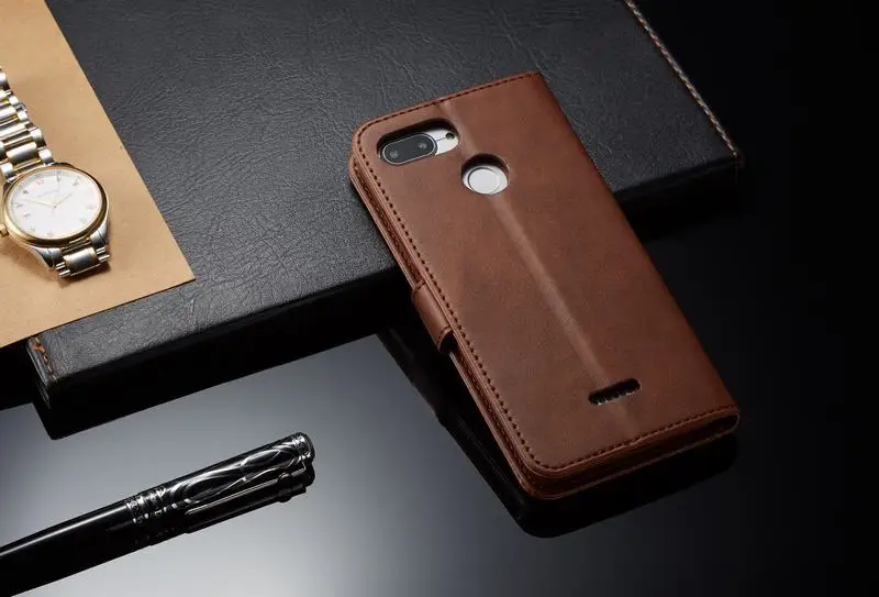Кожаный флип-чехол для Xiaomi Redmi 6 6A, чехол s, Магнитный кошелек, слот для карт, чехлы для телефонов, для Xiaomi Redmi 6 Pro, чехол Redmi6, Обложка для книги