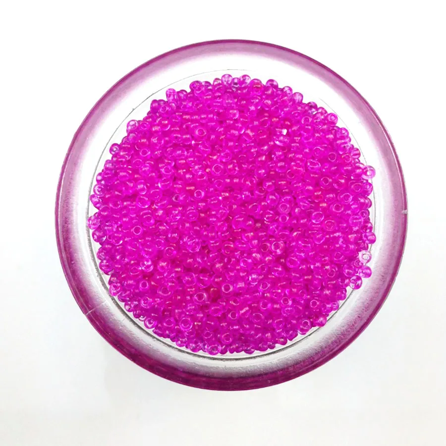 1000 шт. прозрачные круглые бусины-разделители 2 мм 16 г | Дом и сад