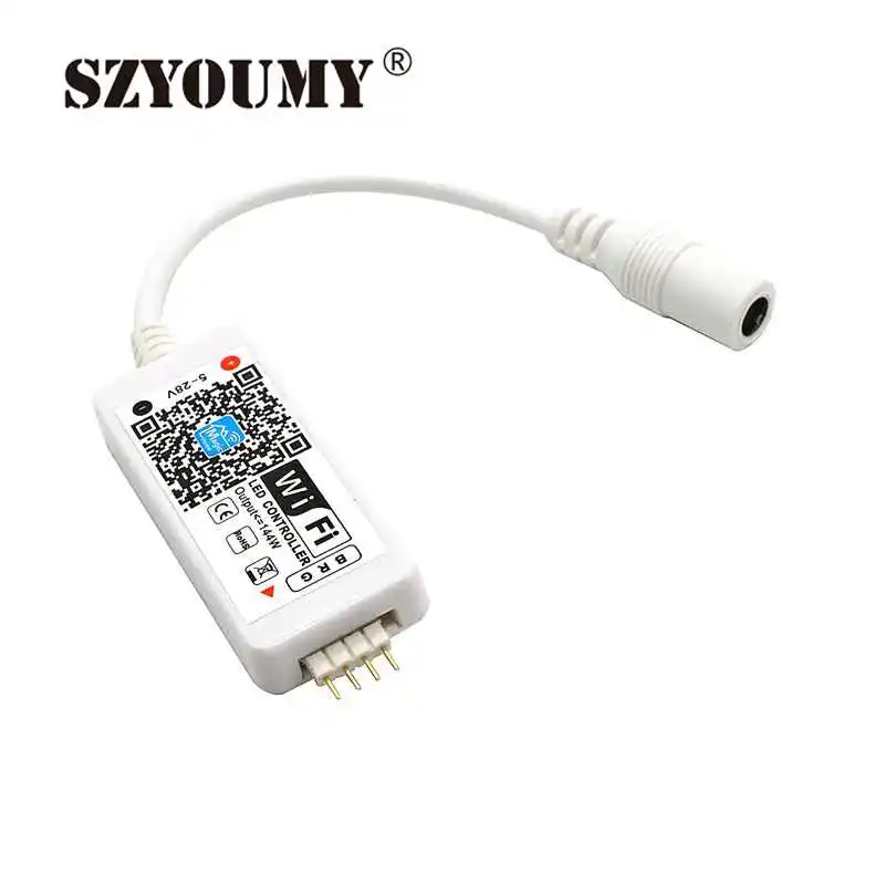 Беспроводной контроллер SZYOUMY DC5V 12V 24V WiFi Bluetooth RGB/RGBW РФ светодиодный для Пиксельной