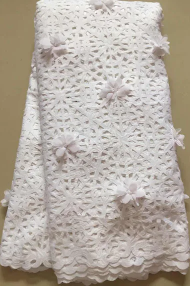 Hot selling laser cut lace fabric high quality 3d appliqued african fabrics for wedding dresses HLL3173 | Дом и сад