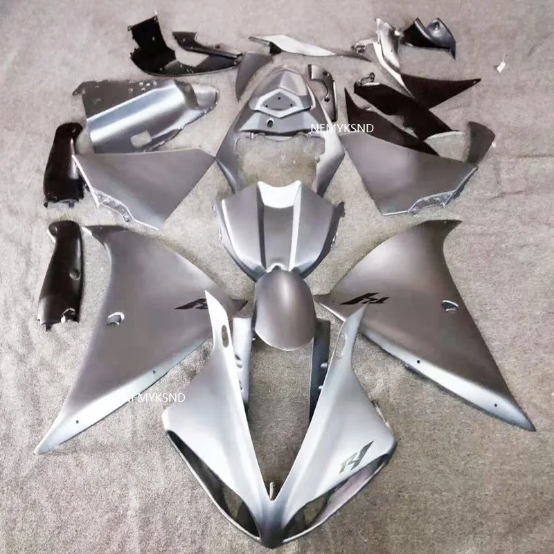 Комплект обтекателей для мотоцикла YAMAHA gray YZFR1 09 10 11 YZF R1 2009 2010 2011 Блестящий ABS серый