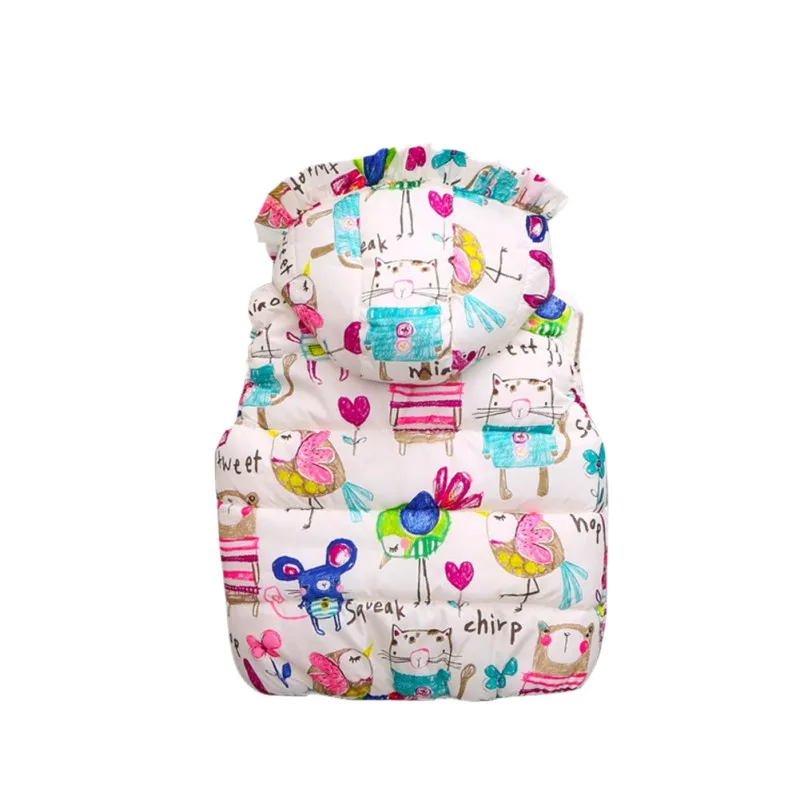 Одежда для детей осенне зимняя верхняя одежда и пальто с рисунками животных