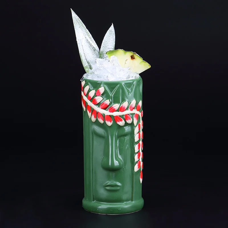 Новая индивидуальная Гавайская Коктейльная чашка Tiki для девушек летняя