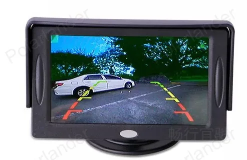 4 3-дюймовый TFT ЖК-экран Автомобильный Монитор 2-полосный видео вход для камеры