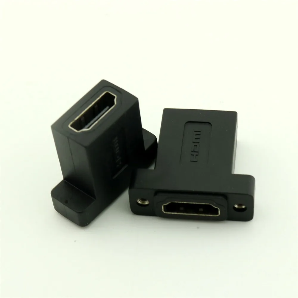 10 шт. совместимому с HDMI Женский разъем адаптер для монтажа на панель
