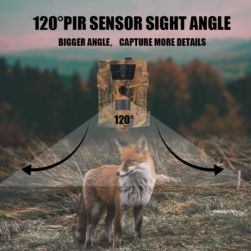 Фотоловушка 1080P 30 инфракрасных светодиодов 850 нм|Камеры для охоты| |