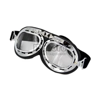 bjmoto retro style motorcycle goggles dust proof steampunk goggle black outdoors used cheap coating sport sunglasses