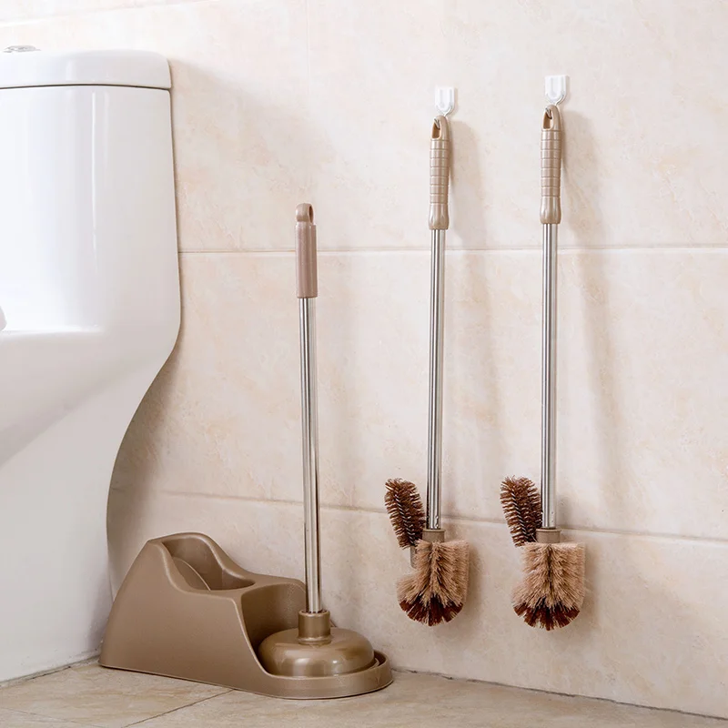 Long handle toilet brush skin with a base set of bed cleaning bathroom | Дом и сад