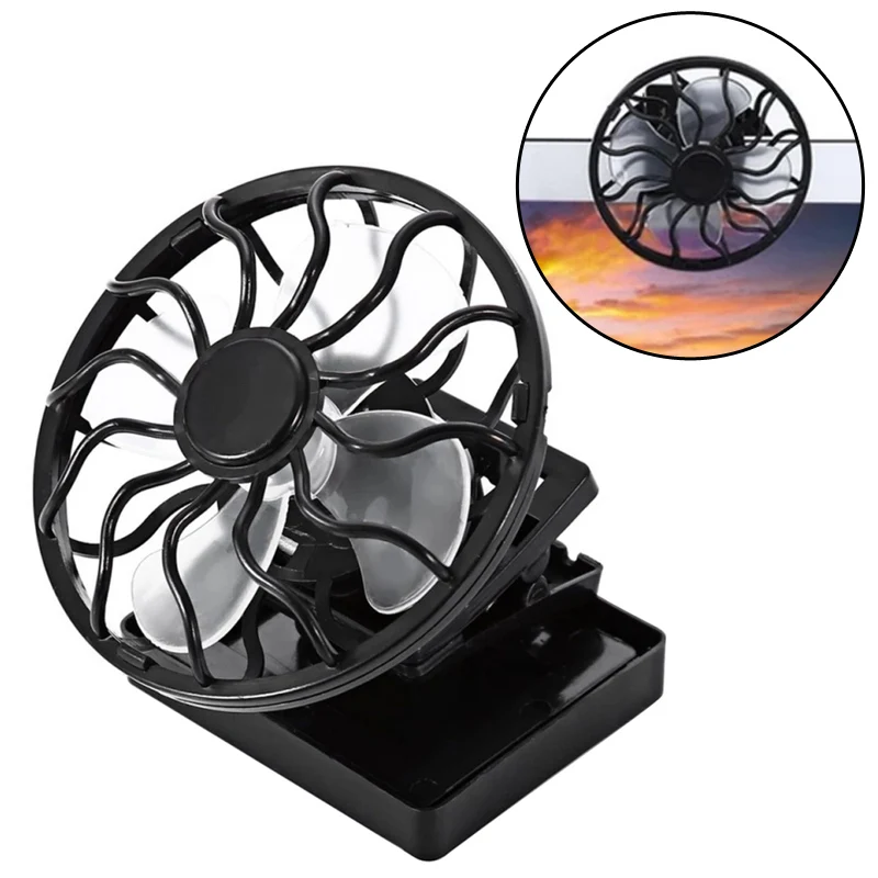Портативный вентилятор на солнечной батарее с зажимом мини кондиционер