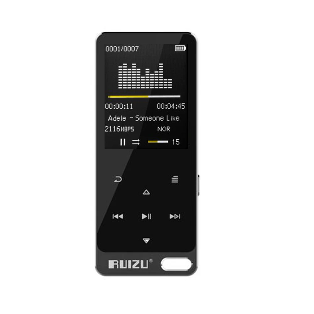 Ruizu X05S/X19 спортивный аудио мини Mp3 плеер Музыка Аудио Digita Hi-Fi экран Fm Flalc Usb 8 ГБ сенсорный ЖК-плеер Walkman