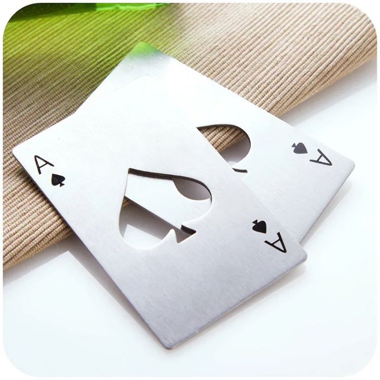 1 шт. Poke карты открывалка для бутылок пива персонализированные Нержавеющая сталь