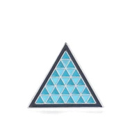 rongji jewelry detroit become human brooch badge pin under the legend triangle bevel man and woman fashion jewelry