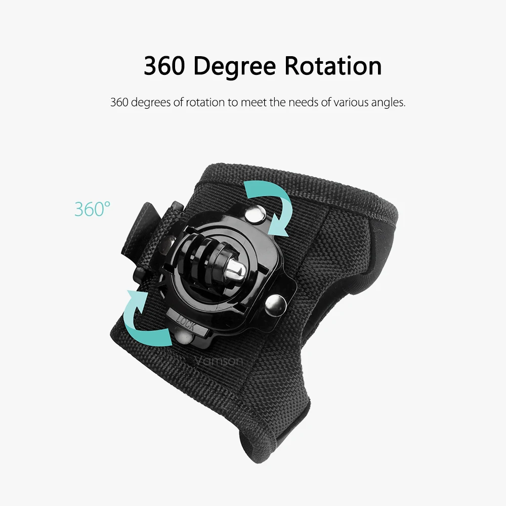 Аксессуары Vamson для Go Pro чехол дайвинга с поворотом на 360 градусов перчатка в стиле