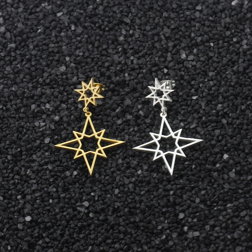 DIANSHANGKAITUOZHE Vintage Orion Star Charm Drop Earrings 2017 New Gold Silver Boucle D'oreille Stainless Steel Cosmic Jewelry|earrings