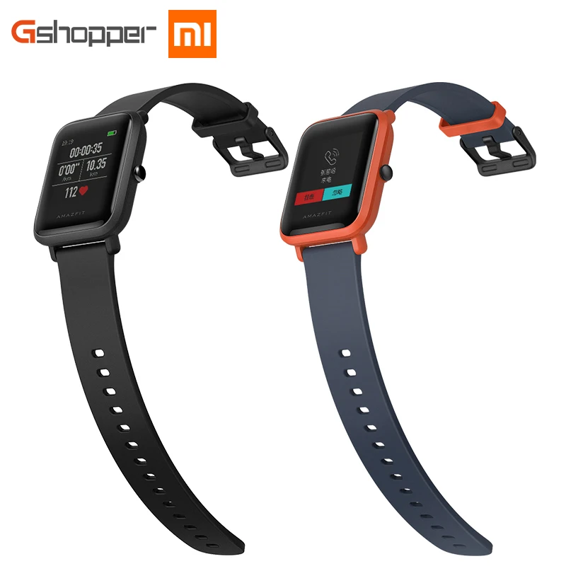 Оригинальные Смарт-часы AMAZFIT Bip Youth Edition, gps, ГЛОНАСС, Bluetooth, 4,0, монитор сердечного ритма, IP68, водонепроницаемые, Android 4,4, IOS 8