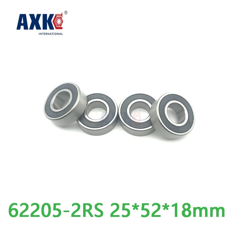 

Axk 3pcs 62205rs Bearing 62205 2rs Rs 180505 62205-2rs Deep Groove Ball Bearing 25*52*18mm