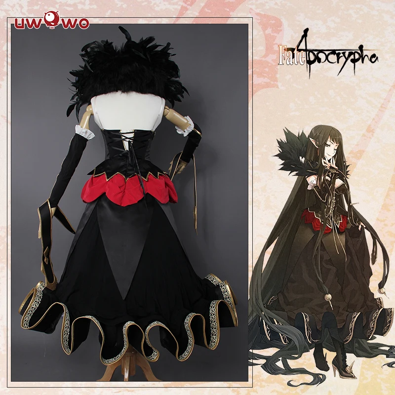 UWOWO Semiramis Sammu-ramat Косплей судьба большой заказ костюм аниме Fate Apocrypha Assassin женский |